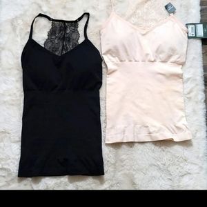 Laura Ashley Shaping Tanks Shelf Bra Camisoles NWT